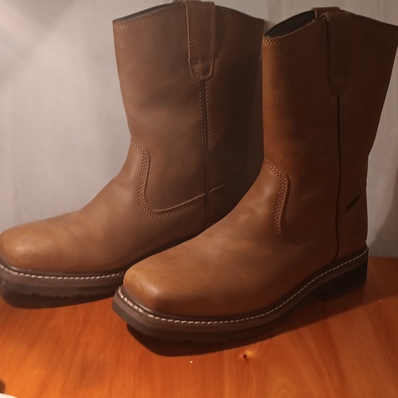 Nortiv 8 Brown Leather Men's Boots Size 11 - Picture 2 of 12